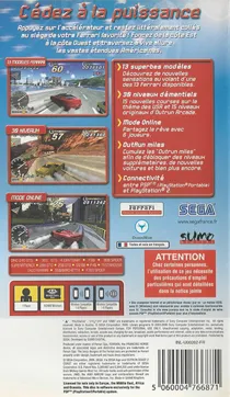 OutRun 2006 - Coast 2 Coast (EU) box cover back